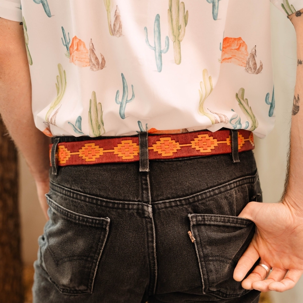 Zilker Belts x RBC Leather Embroidered belt - Picture 5 of 11